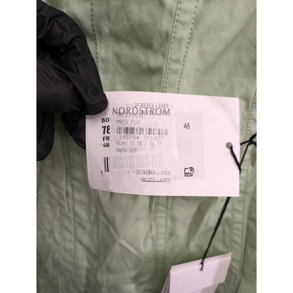 Bottega Veneta Sleeveless Cotton-Blend Midi-Dress Fresh Mint US10 785703 - Picture 5 of 7